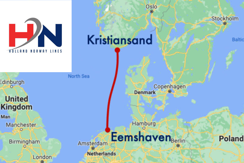 nowa linia promowa pomiędzy Holandią a Norwegią